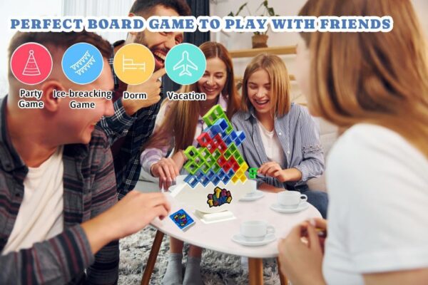 16 PCs Tetra Tower Game, Tower Building Game