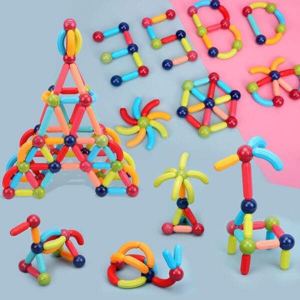 Magnetic Building Sticks Blocks