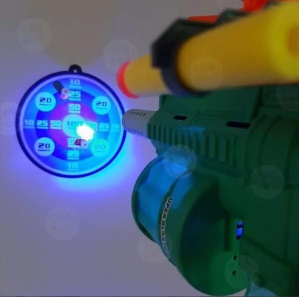 High Trusted® 3 in 1 Gun for Soft Bullet with Bubble Maker Gun Toy