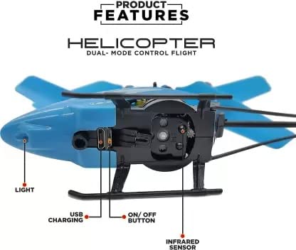 HOMOZE Trendy Remote Control and Hand Sensor Control Helicopter