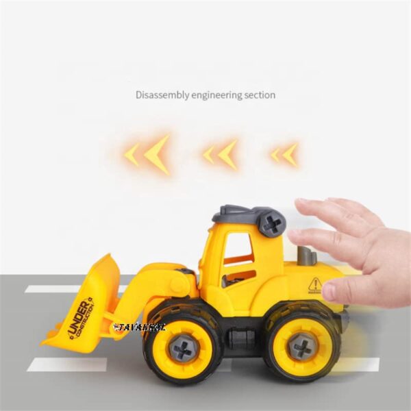 TEC TAVAKKAL Push And Go Construction Vehicles Set