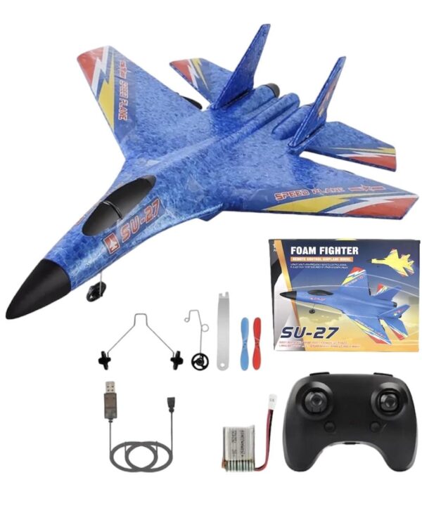 Aesinos Rc Plane Model Su-27 2.4Ghz 6-Axis Gyro Remote Control Airplane