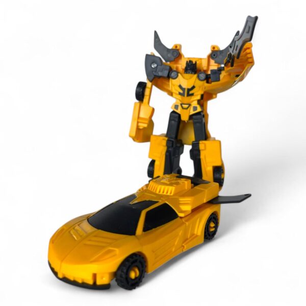 Bazinga Kid's Transforming Robot Action Figures Set
