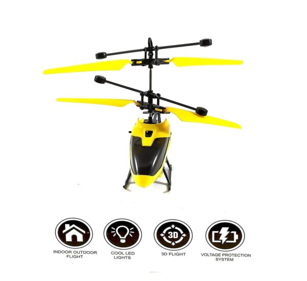 Helicopter with Radio Remote Control and Hand Sensor
