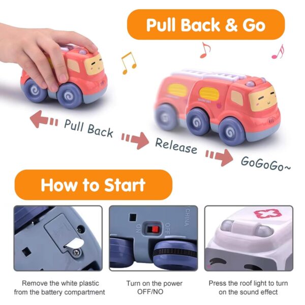 Kidology Push & Go Baby Car Toy Set,