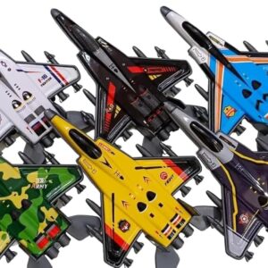 Pack of 6 Mini Fighter Jets Set for Kids