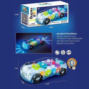 Storio 3D Baby Car Toy with 360 Degree Rotation