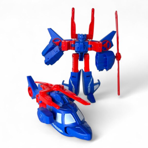 Bazinga Kid's Transforming Robot Action Figures Set