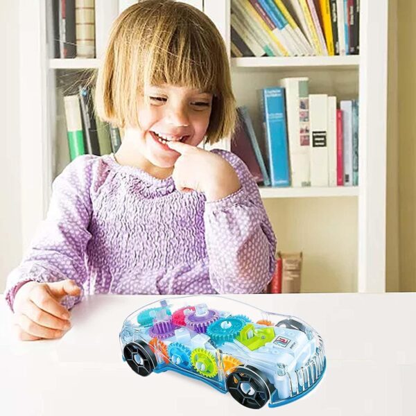 Storio 3D Baby Car Toy with 360 Degree Rotation