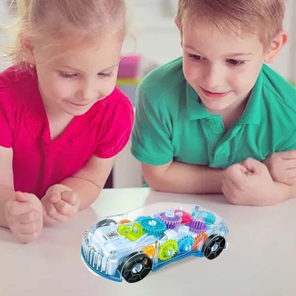 Storio 3D Baby Car Toy with 360 Degree Rotation