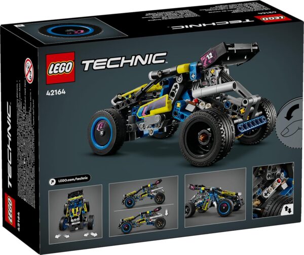 LEGO Technic Off-Road Race Buggy Car Toy 42164 (219 Pieces)